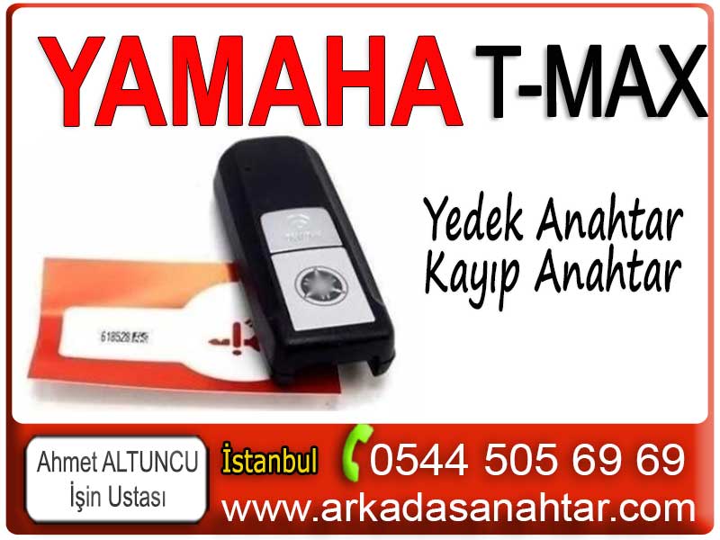 Yamaha Tmax Kumandası Yamaha Anahtarı kaybolduğunda endişelenmeyin! Uzman ekibimizle yedek tmax kumanda yapımı için hizmetimiz mevcuttur. Professional çözümler sunuyoruz. Tüm anahtarlarınızı kaybettiyseniz, motorun beynine (ECU) yeni kumanda tanıtımı yapıyoruz. Yamaha tmax kayıp kumanda ve anahtar yapımı için işyerimizde yada yerinde hizmetimiz mevcuttur. Aracınızın konumunu bize iletmeniz yeterlidir. Ruhsat sahibinin motorun başında olması şartı ile İstanbulun her yerine hizmet veriyor ve professional çözümler sunuyoruz. Motosikletli acil servisimizle konumunuza varıyor ve motorun yanıbaşında kumandanızı anahtarınızı yaparak teslim ediyoruz.