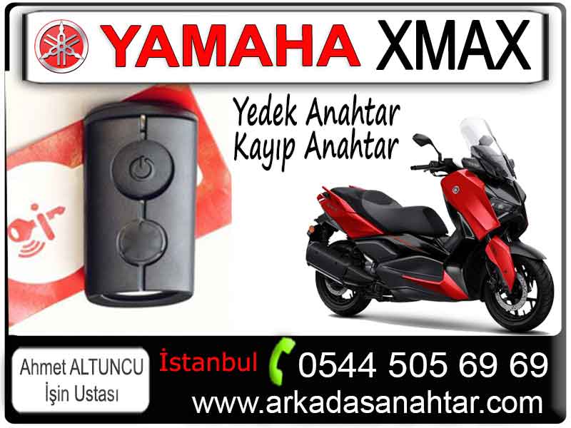 Yamaha Xmax Kumandası Yamaha Anahtarı kaybolduğunda endişelenmeyin! Uzman ekibimizle yedek Xmax kumanda yapımı için hizmetimiz mevcuttur. Professional çözümler sunuyoruz.