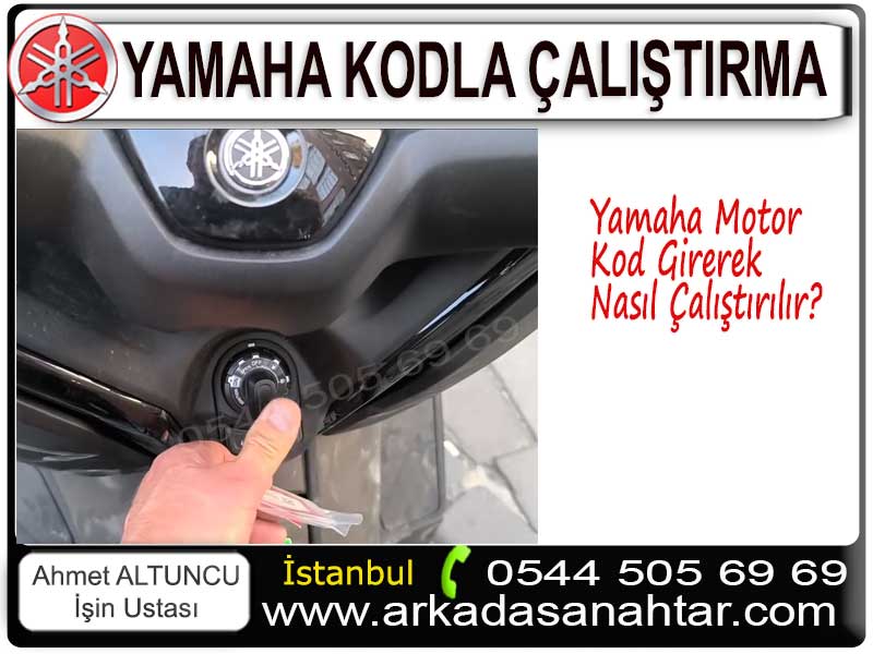 yamaha kod girme kodla nasil calisir calistirilir code