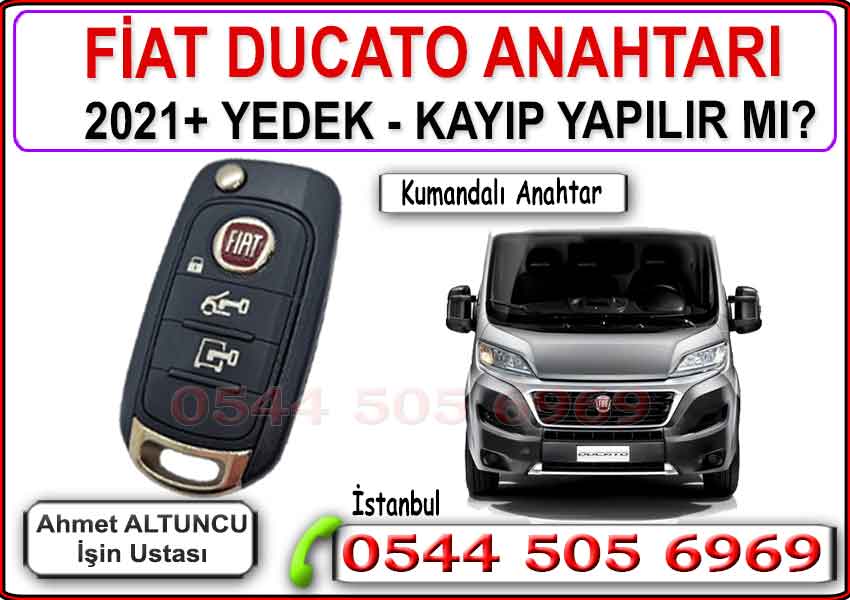 Fiat ducato anahtarı yedek ve kayıp anahtar yapımı