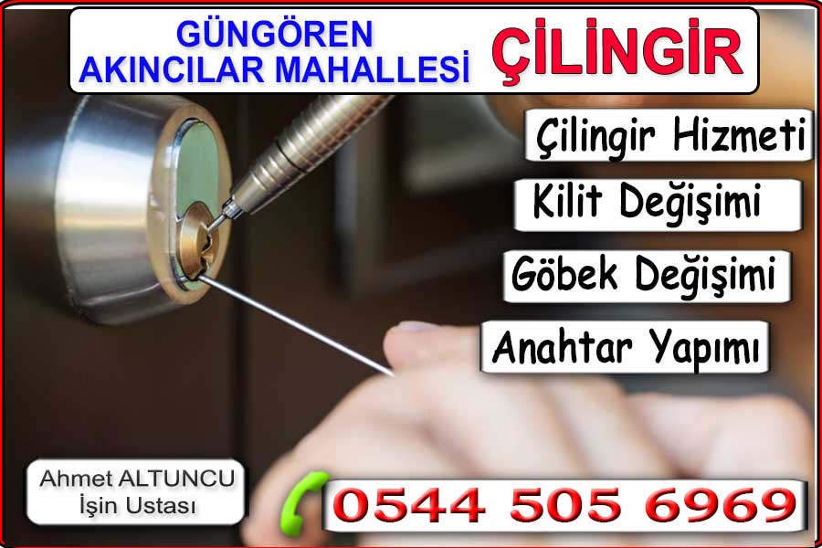 Akıncılar Mahallesi Çilingir Anahtarcı 1 Akıncılar Mahallesi Çilingir anahtarcı. Akıncılar mahallesi Anahtarcı Çilingir Profesyonel bir çilingir, sadece kapı açmakla kalmaz; aynı zamanda güvenliğinizi artırır ve zararsız müdahalelerle sorununuzu çözer. Bahçelievlerde uzun yıllardır hizmet veren firmamız, hem deneyimi hem de gelişmiş ekipmanlarıyla güvenli ve kaliteli hizmet sunar. Usta olmayan kişiler tarafından yapılan müdahaleler, kapınıza ve kilidinize zarar verebilir. Bu da ileride daha yüksek maliyetlere yol açabilir.