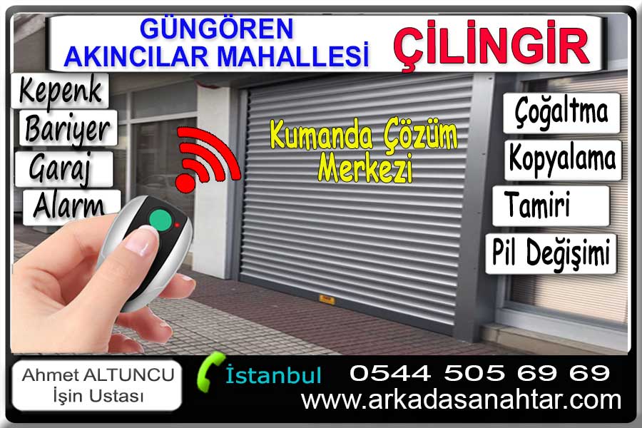 Akıncılar Mahallesi Çilingir Anahtarcı 5 Güngören Akıncılar mahallesi anahtarcı çilingir hizmeti yedek anahtar kontak tamiri acil kapı açma kilit değişimi göbek değiştirme. Kepenk kumandası garaj bariyer yedek kumanda kodlama çoğaltma hizmeti.