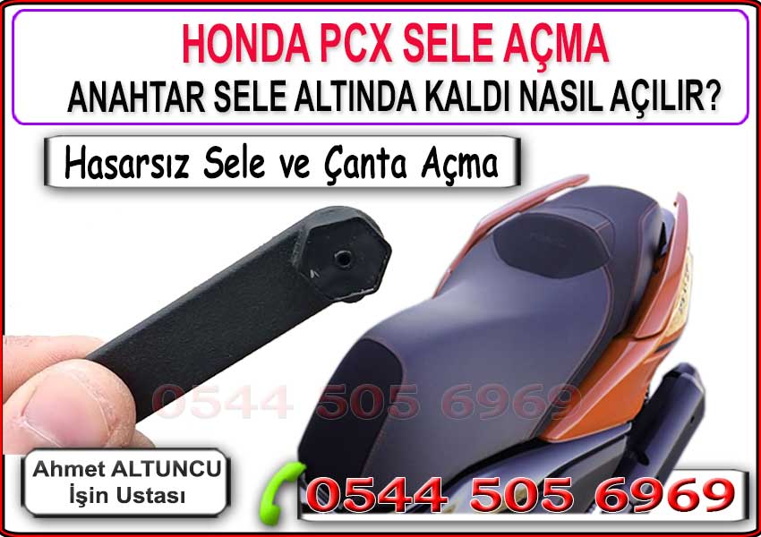 Pcx Anahtarı 6 pcx sele açma ve sele anahtarı yapımı yedek ve kayıp anahtar yerinde yapılır.