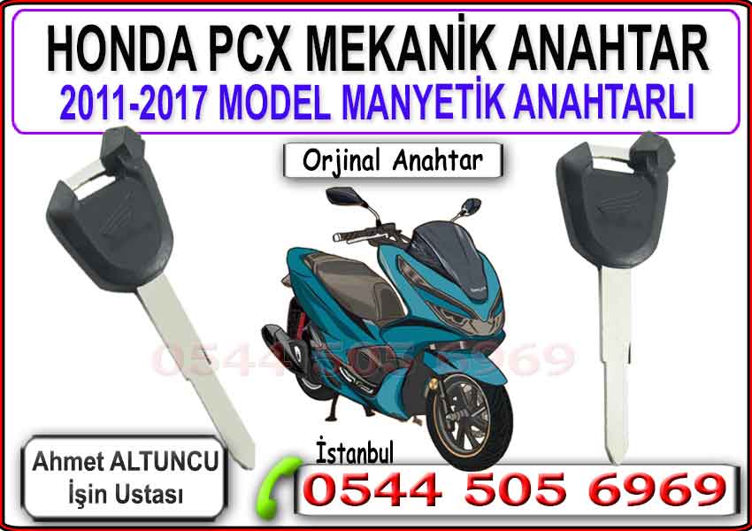 Honda pcx manyetikli mekanik anahtar yapımı
