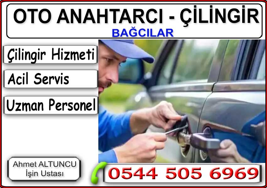 Bağcılar oto çilingir tarafından kilitli araba kapısı açma işlemi