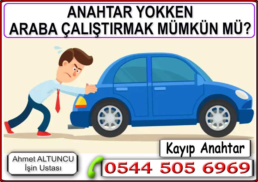 Kayıp araba anahtarı nedeniyle kapısı açılamayan araç