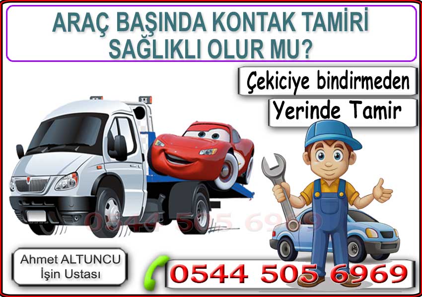 Kontak sıkıştı anahtar dönmüyor tamiri araç başında