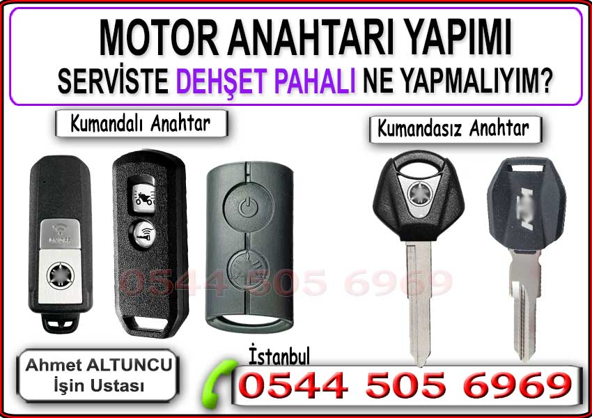 motor anahtarı yerinde yapım, motosiklet anahtarı servise gitmeden, mobil anahtarcı hizmeti