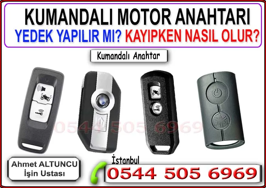 Motor Anahtarı 9 kumandalı motor anahtarı yapımı, motosiklet kumanda çoğaltma, keyless motor anahtarı