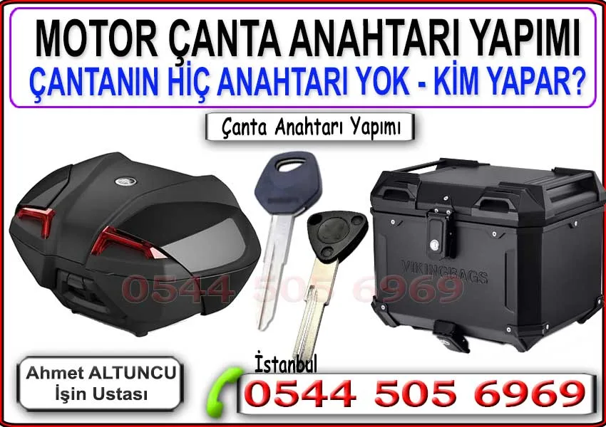Motor Anahtarı 6 motor canta anahtari motosiklet anahtar yapimi