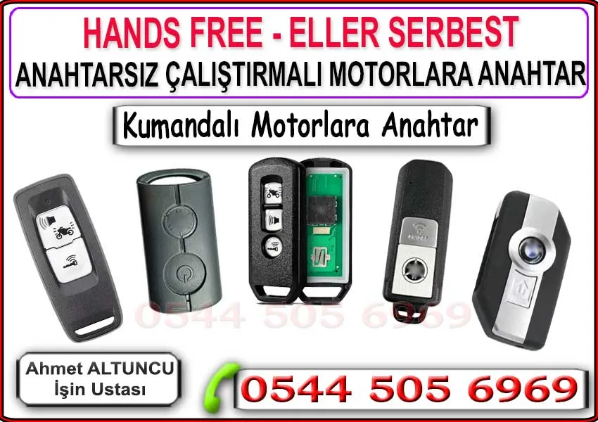 Motosiklet Anahtarı 9 motosiklet kumanda yedekleme ve anahtar yapımı