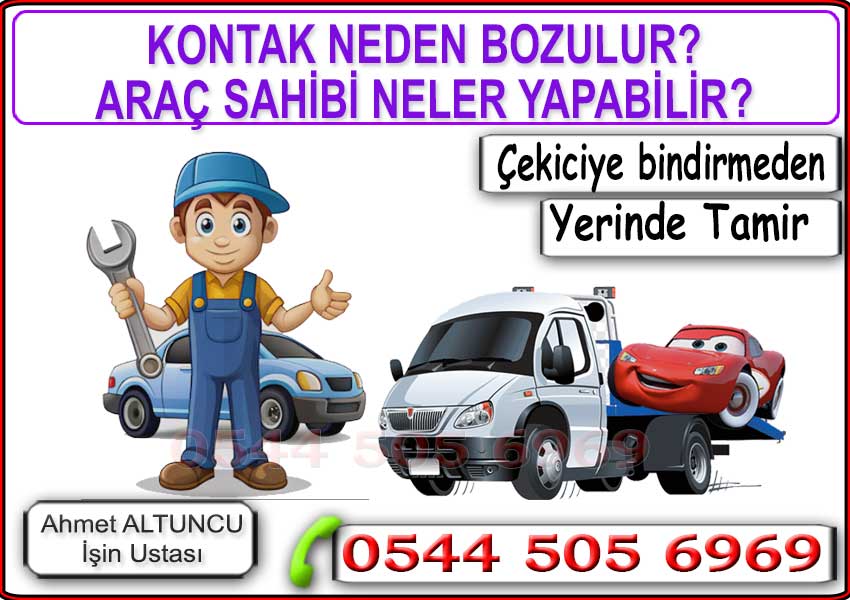 Kontak Tamiri 2 Araba kontağında anahtar sıkışması problemi.