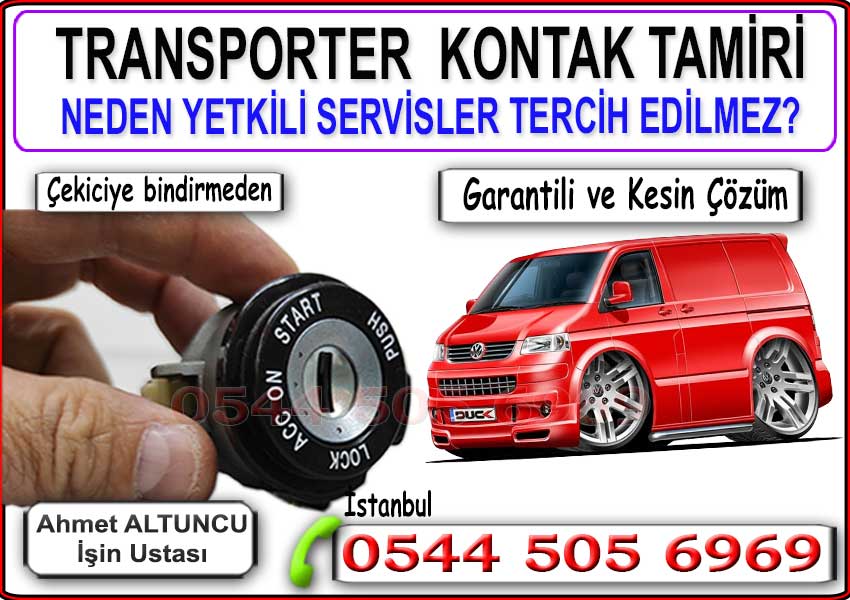 Transporter Kontak Tamiri 4 VW Transporter kontak arızası servis pahalı çözüm yerine yerinde kontak tamiri avantajları