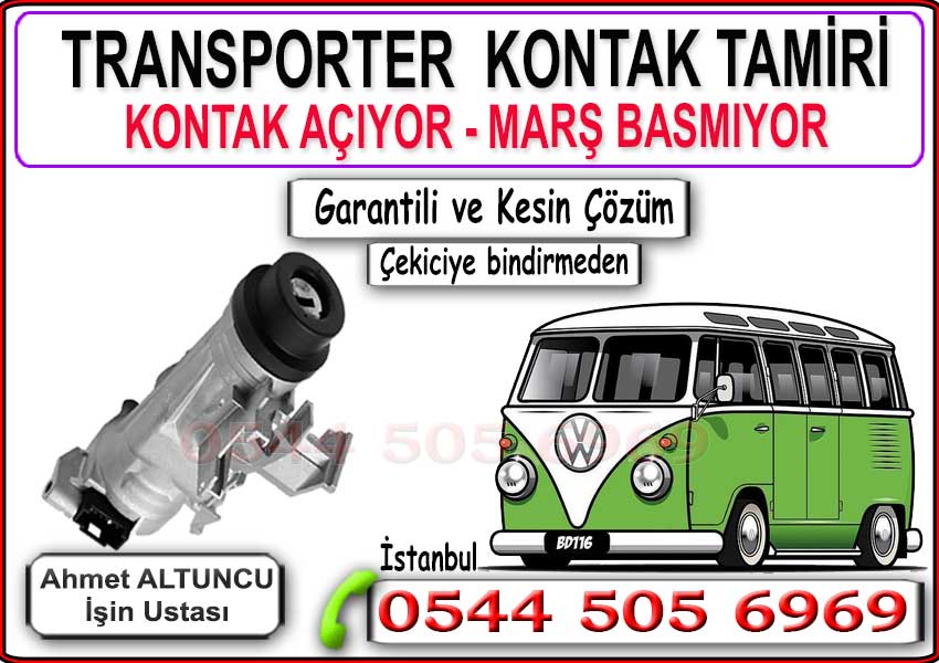 Transporter Kontak Tamiri 3 VW Transporter kontak çalışıyor marş basmıyor arızası yerinde kalıcı kontak tamiri çözümü