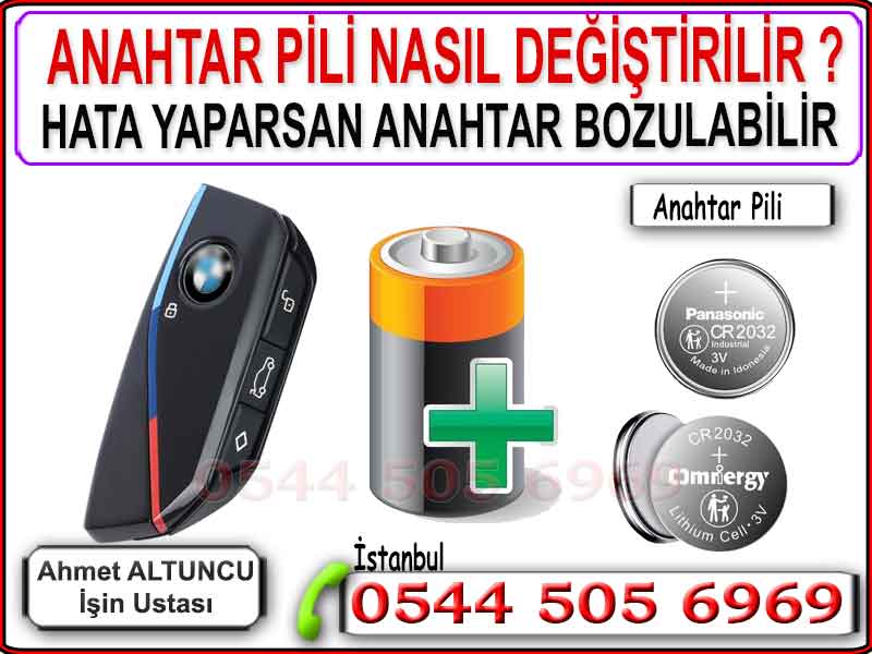 Anahtar pili nasıl değiştirilir