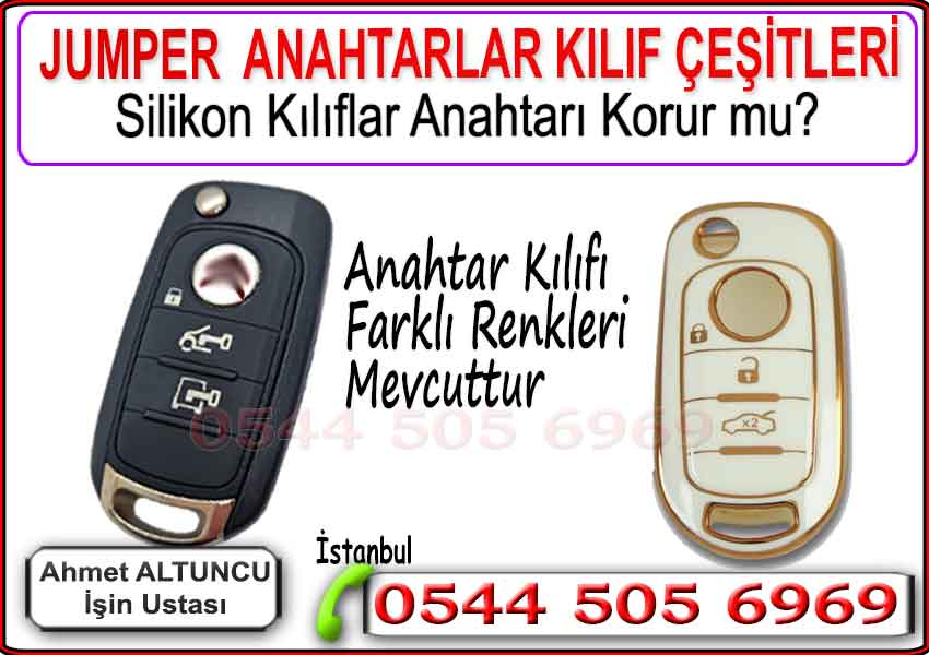 Citroen Jumper anahtar kılıfı silikon kılıf çeşitleri