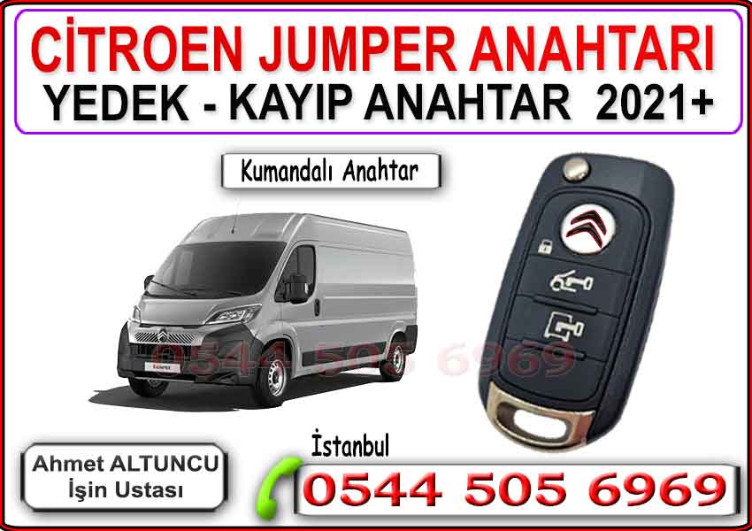 Citroen Jumper anahtar yapımı, yedek anahtar ve kayıp anahtar kodlama işlemi