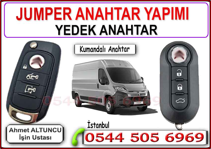 Citroen Jumper Yedek Anahtar yapımı Kayıp durumunda yerinde hizmet