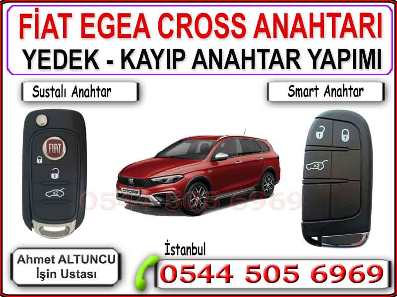 Egea Cross Anahtarı 1 Fiat egea cross anahtar yapımı, yedek ve kayıp egea anahtarı yerinde çözümler