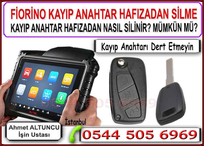 Fiorino anahtarı kaybolan anahtarın hafızadan silinmesi