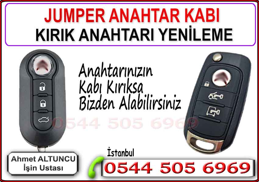 Jumper kırık anahtar yenileme sayesinde anahtarınız ilk günkü gibi