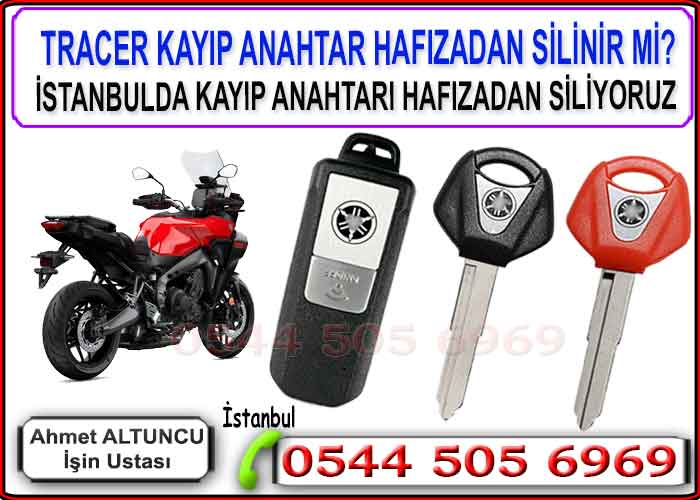 Yamaha tracer anahtar yapımı, kaybolan anahtar hafızadan silinir.