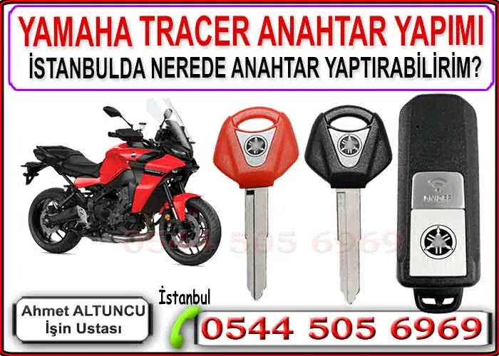 Yamaha Tracer Anahtar Yapımı 35 Yamaha tracer anahtar yapımı yedek yada kayıp anahtar yapılabilir.