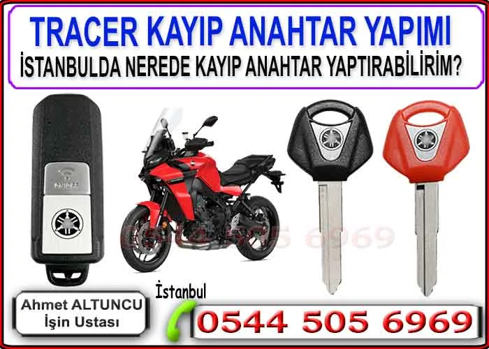 Yamaha Tracer Anahtar Yapımı 38 Yamaha Tracer anahtarı kayıp ve yedek anahtar yapımı